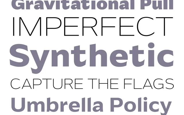 Campaign Sans specimen from PS Type Lab
