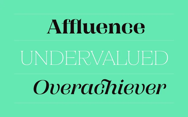Campaign Serif specimen from PS Type Lab