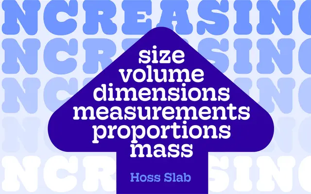 Hoss Round Slab specimen from PS Type Lab