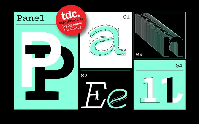 Panel Mono specimen from PS Type Lab