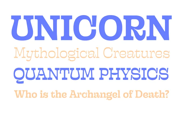 Sway specimen from PS Type Lab
