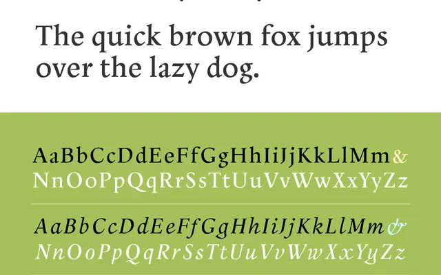 Aalborg specimen from PSY/OPS Type Foundry