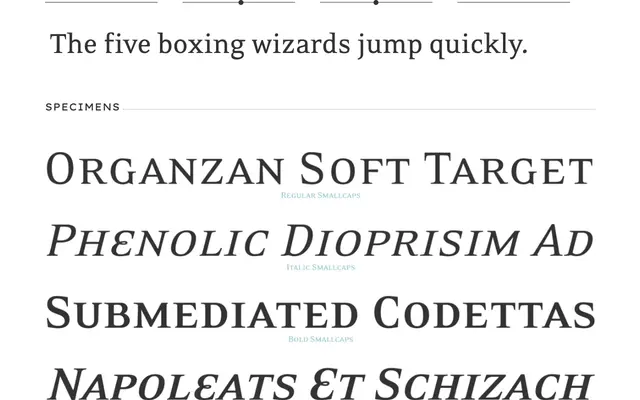 Eidetic Neo specimen from PSY/OPS Type Foundry