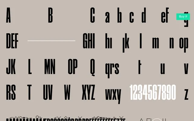 Plakate specimen from Public Type
