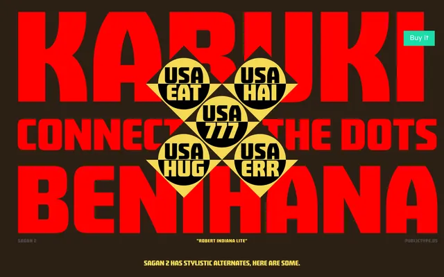 Sagan 2 specimen from Public Type