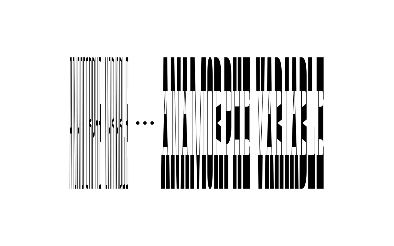 Anamorphe specimen from Pyte Foundry