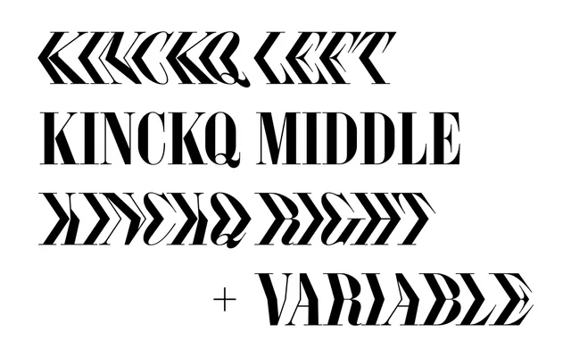 Kinckq specimen from Pyte Foundry