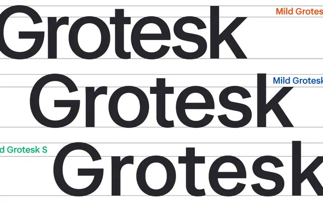 Mild Grotesk L specimen from R-Typography