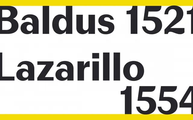 Picaresk specimen from R-Typography