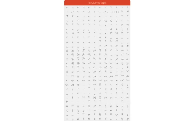 Alio Pro specimen from R9 Type+Design