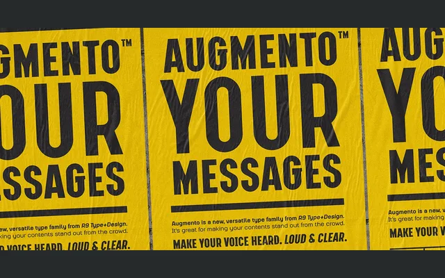 Augmento specimen from R9 Type+Design