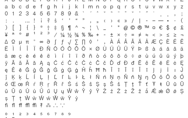 F Grotesk specimen from Radim Pesko