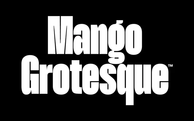 Mango Grotesque specimen from Rajesh Rajput