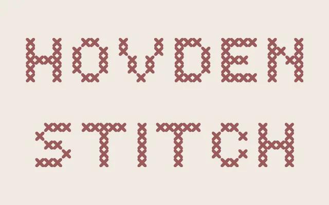 Hovden Stitch specimen from Rasmus Andersson