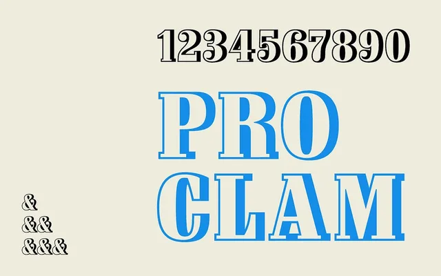 Proclam specimen from Reber R41