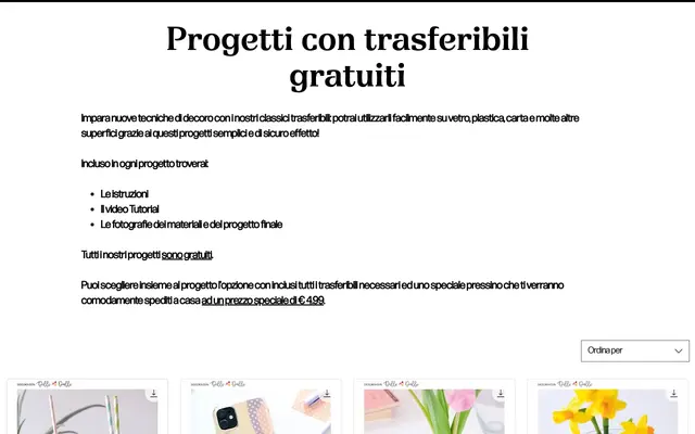 Progetti con trasferibili specimen from Reber R41