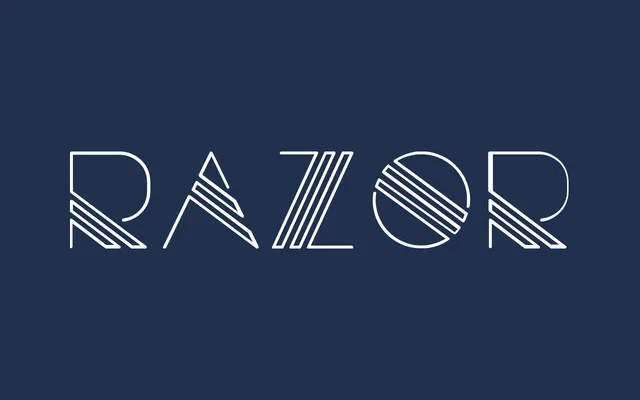 Razor specimen from Regular Bold Italic