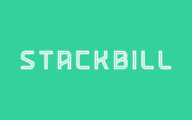 StackBill specimen from Regular Bold Italic