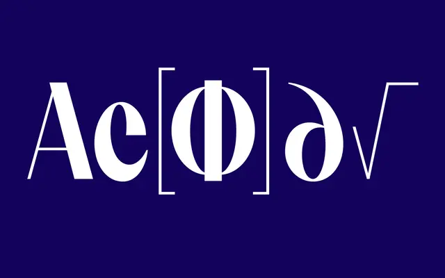 RL Unno specimen from Regular Lines Type Foundry