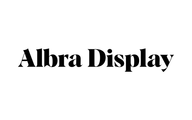 Albra Display specimen from Rellence