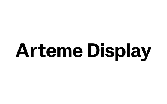 Arteme Display specimen from Rellence