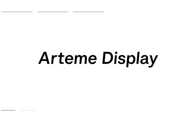 Arteme Display specimen from Rellence