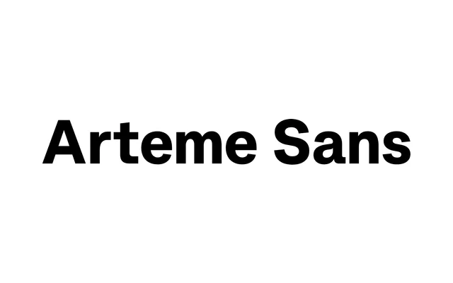 Arteme Sans specimen from Rellence