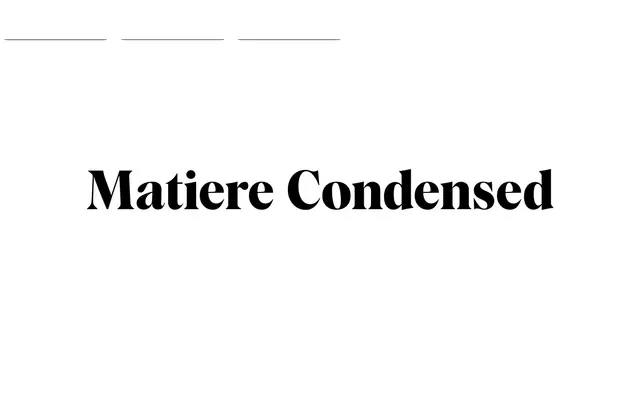 Matiere Condensed specimen from Rellence