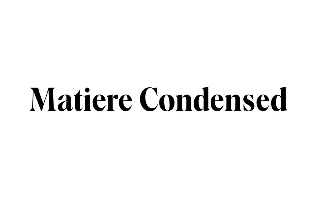 Matiere Condensed specimen from Rellence