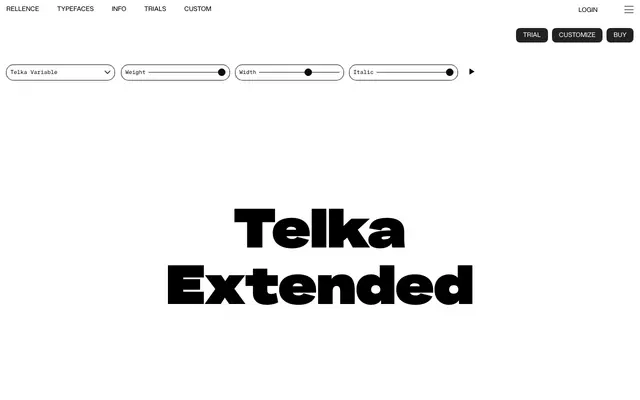 Telka Extended specimen from Rellence