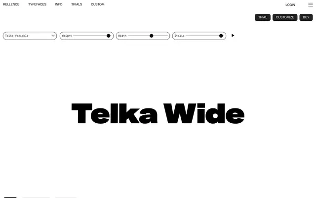 Telka Wide specimen from Rellence