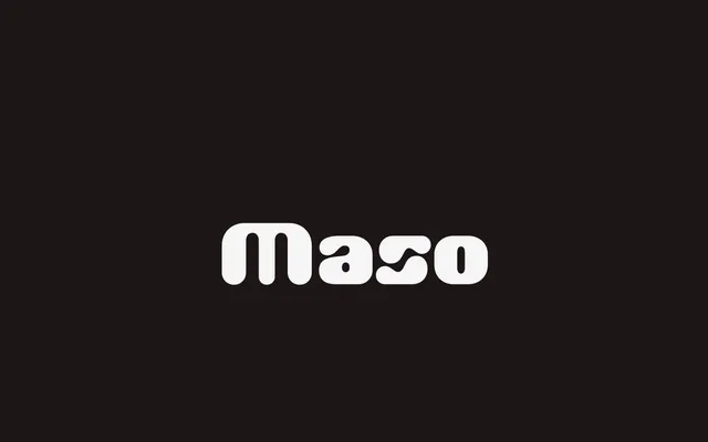 Maso specimen from Renegadefonts