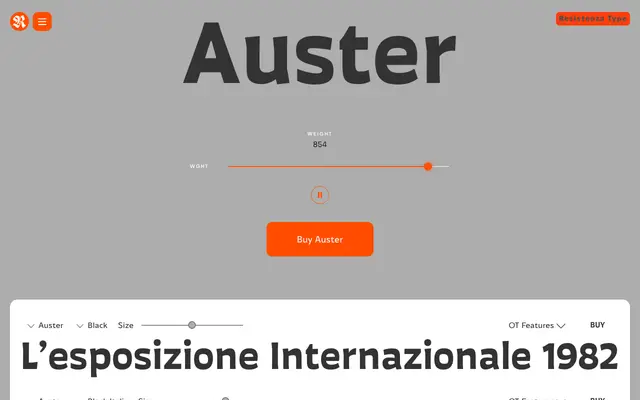 Auster specimen from Resistenza Type