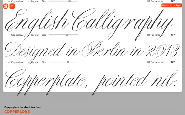 Copperlove specimen from Resistenza Type