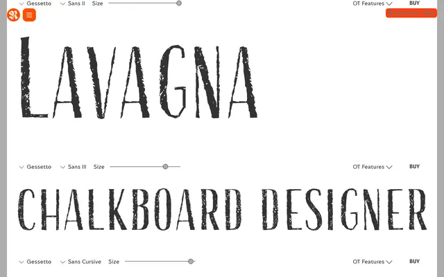 Gessetto specimen from Resistenza Type