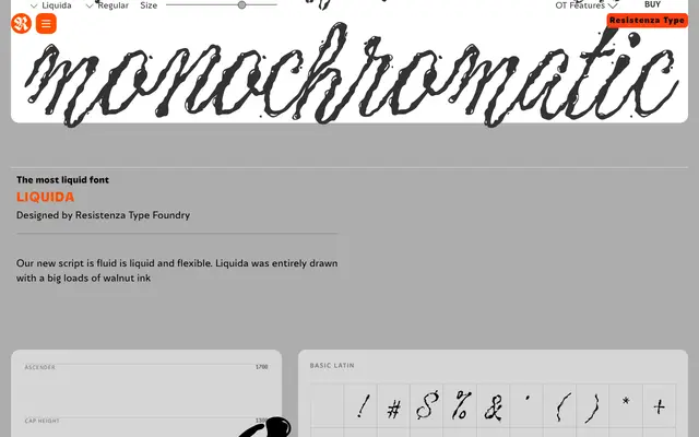 Liquida specimen from Resistenza Type
