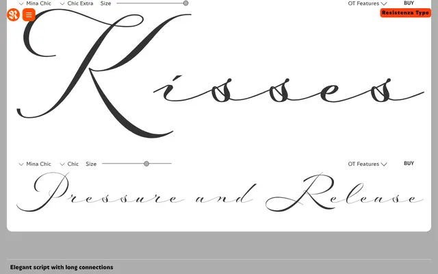Mina Chic specimen from Resistenza Type