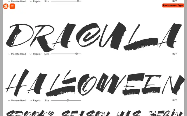 MonsterHand specimen from Resistenza Type
