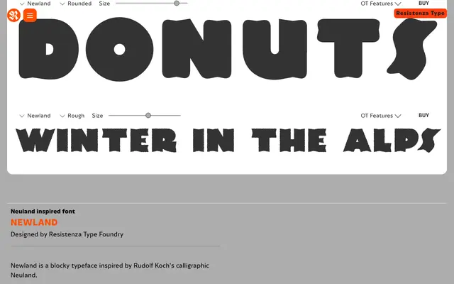 Newland specimen from Resistenza Type