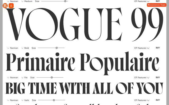 Norman specimen from Resistenza Type