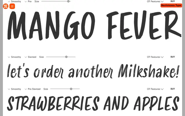 Smoothy specimen from Resistenza Type