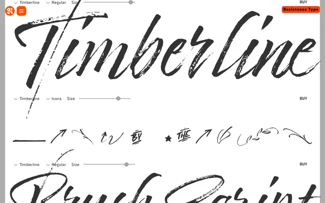 Timberline specimen from Resistenza Type