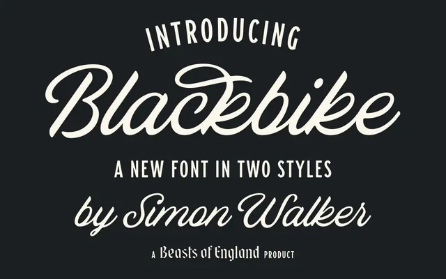 Blackbike specimen from RetroSupply Co.