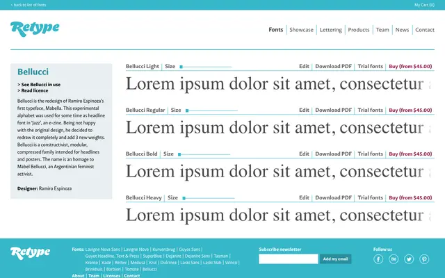 Bellucci specimen from Retype