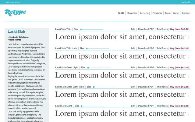 Laski Slab specimen from Retype