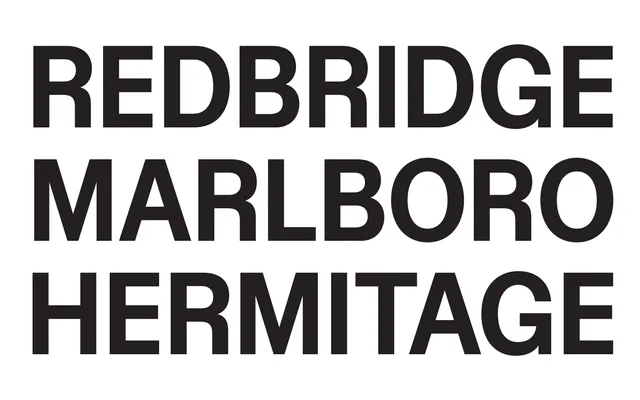 Airport specimen from Revolver Type Foundry