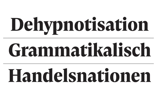Damien Display specimen from Revolver Type Foundry