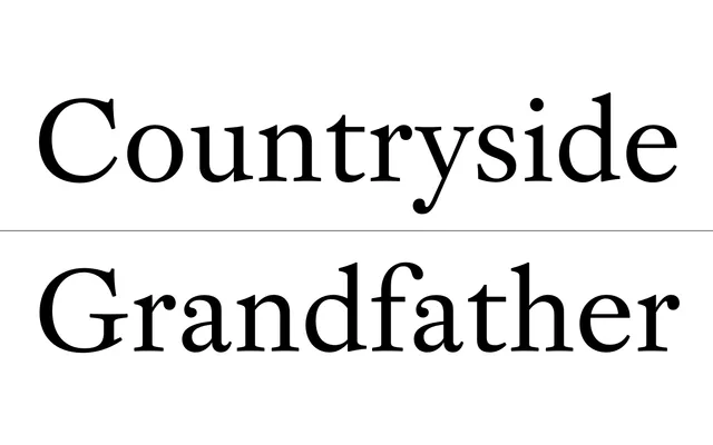 Le Rosart Text specimen from Revolver Type Foundry