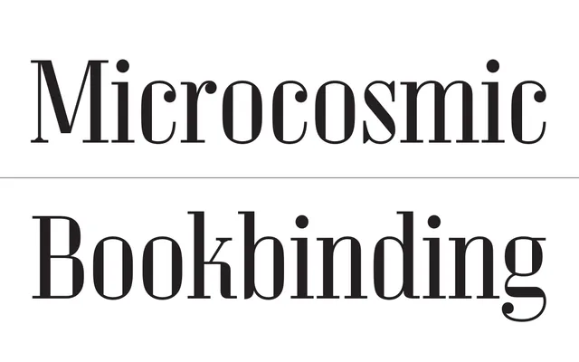 Mondial Display specimen from Revolver Type Foundry