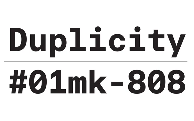 Ritual Mono specimen from Revolver Type Foundry
